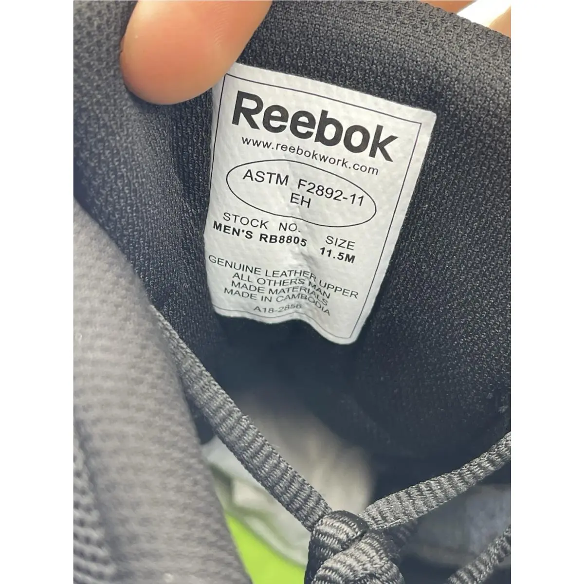 Reebok shoes - Reebok Sublite Tactical - Sublite Tactical - RB8809 - Black 6