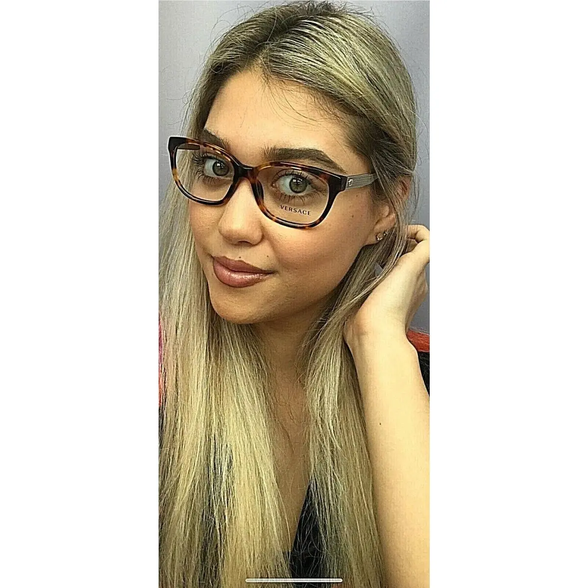 Versace Mod. 3240 0852 Tortoise 54mm Women`s Eyeglasses Frame Italy