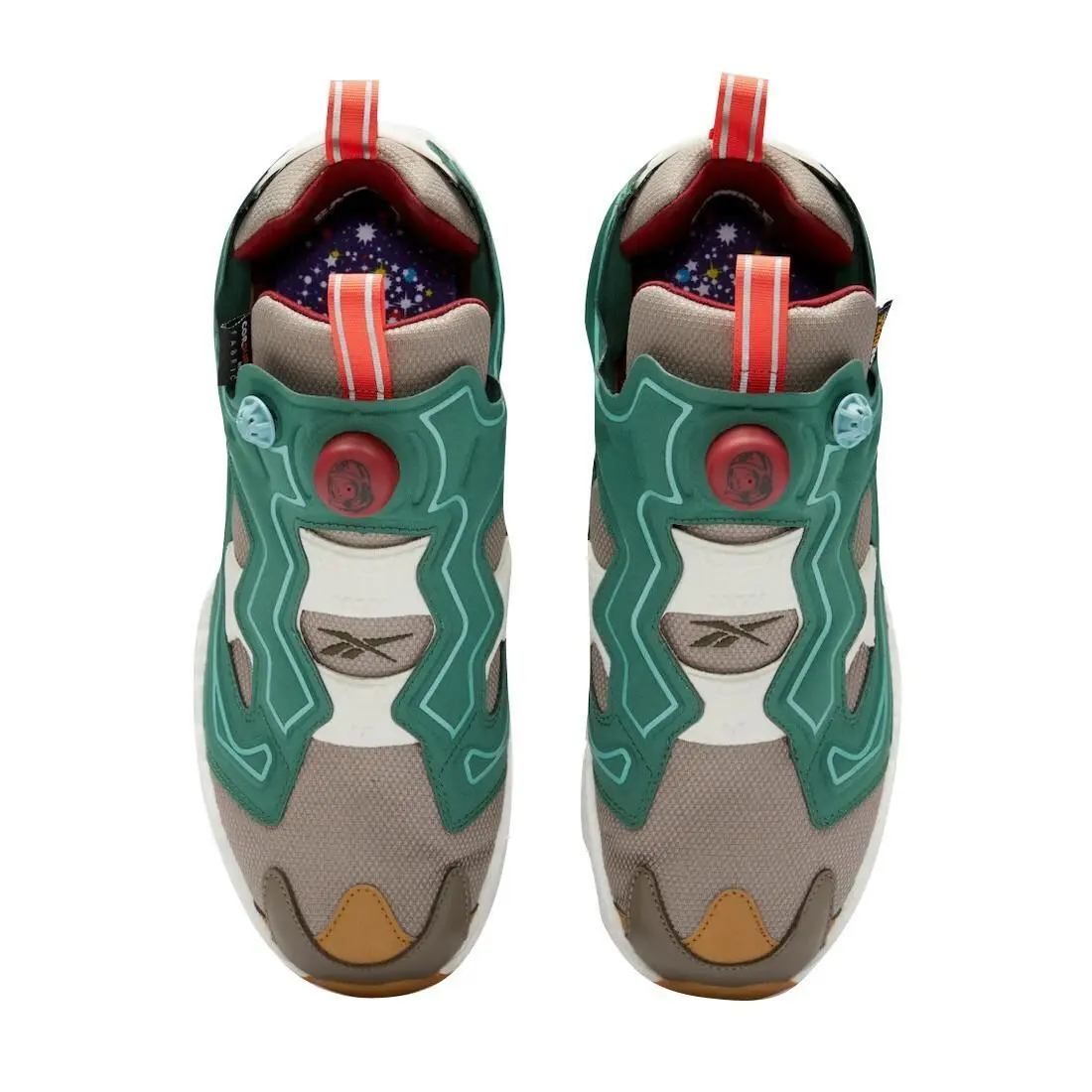 Reebok shoes - Reebok Instapump Fury - Instapump Fury - GZ5363 - Pine Green/Boulder Grey-Triathlon Red 16