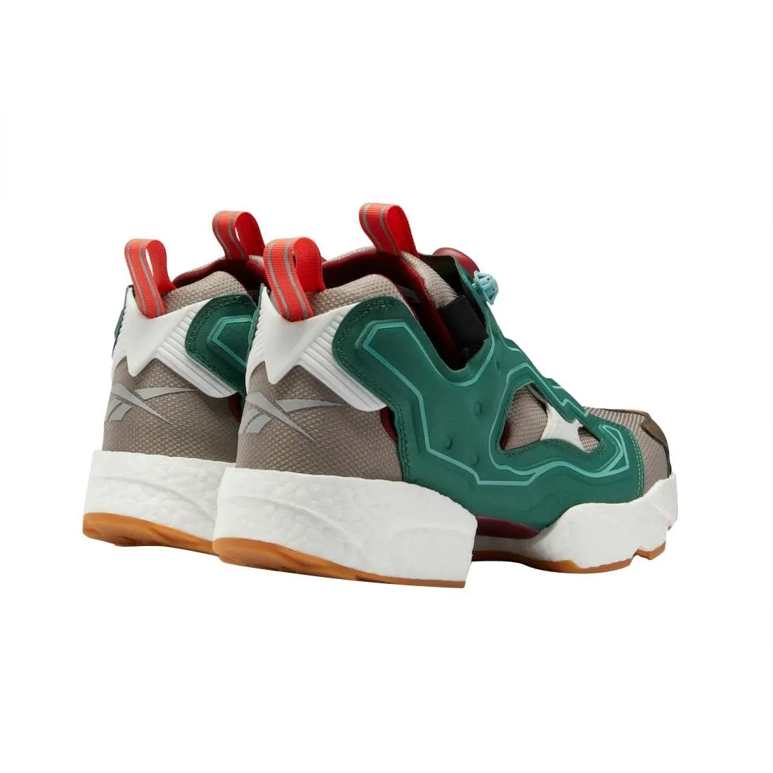 Reebok shoes - Reebok Instapump Fury - Instapump Fury - GZ5363 - Pine Green/Boulder Grey-Triathlon Red 17
