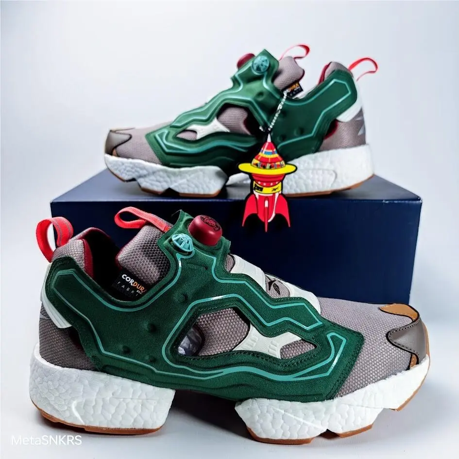 Reebok shoes - Reebok Instapump Fury - Instapump Fury - GZ5363 - Pine Green/Boulder Grey-Triathlon Red 8