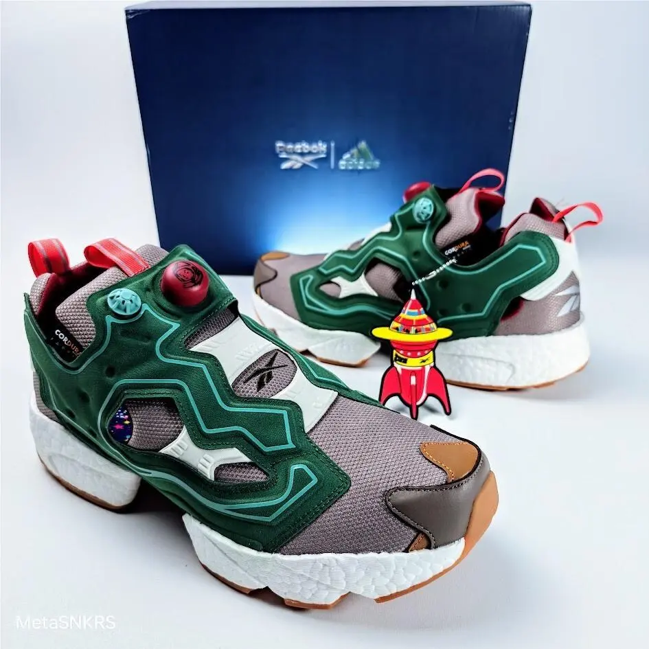 Reebok shoes - Reebok Instapump Fury - Instapump Fury - GZ5363 - Pine Green/Boulder Grey-Triathlon Red 6