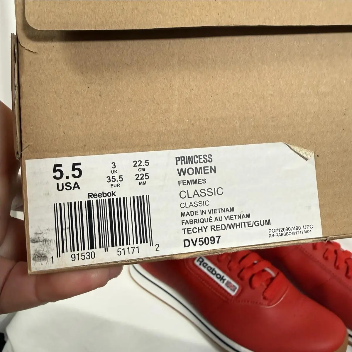Reebok shoes - Reebok Princess - Princess - J95025 - Red 5
