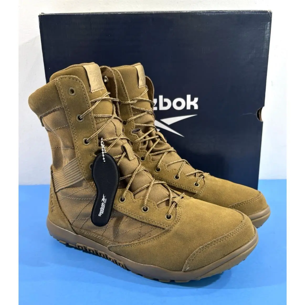 8.5 M Mens Reebok Nano Tactical 8 Duty Boots Coyote RB7125