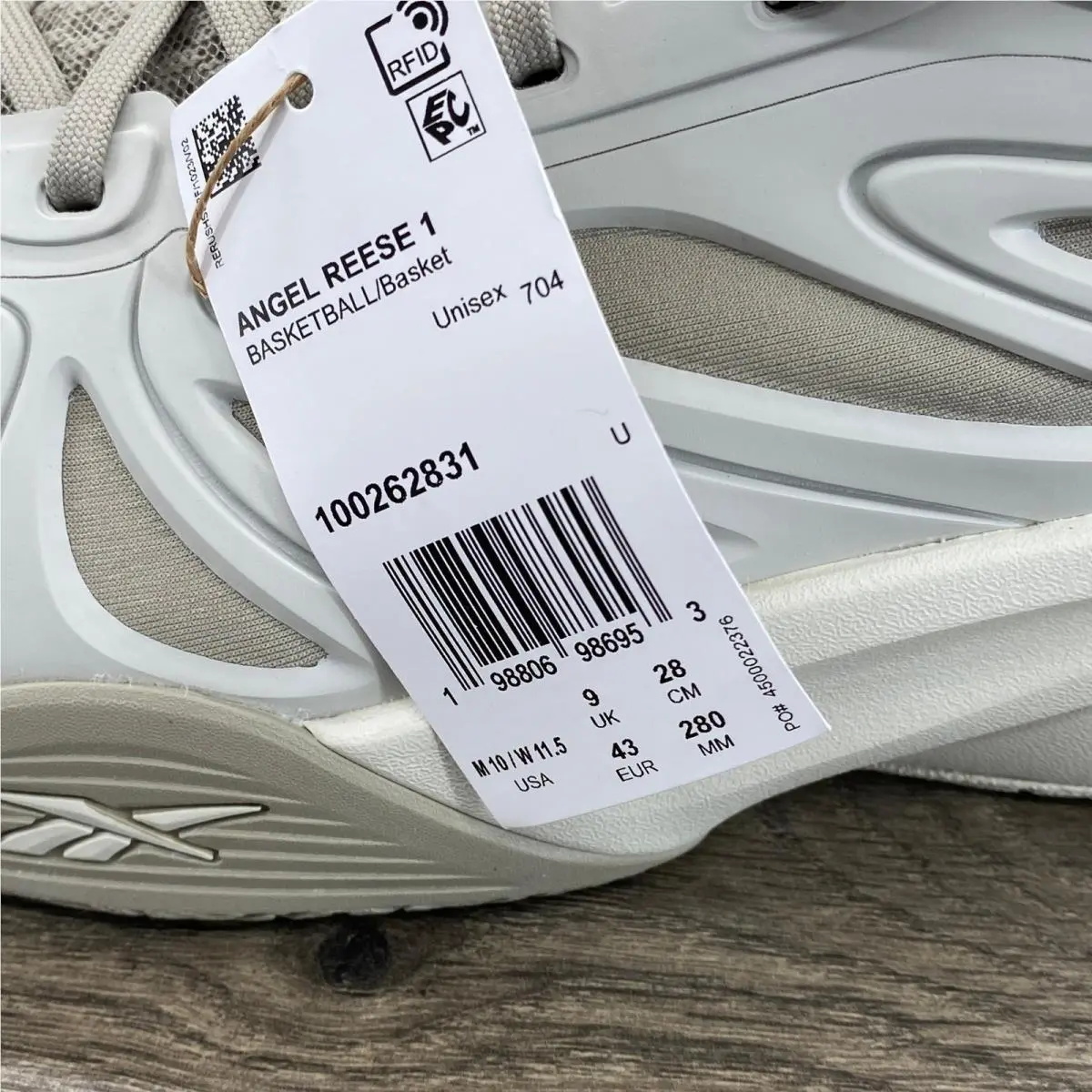 Reebok shoes - Angel Reese 1 - Angel Reese - Gray 0