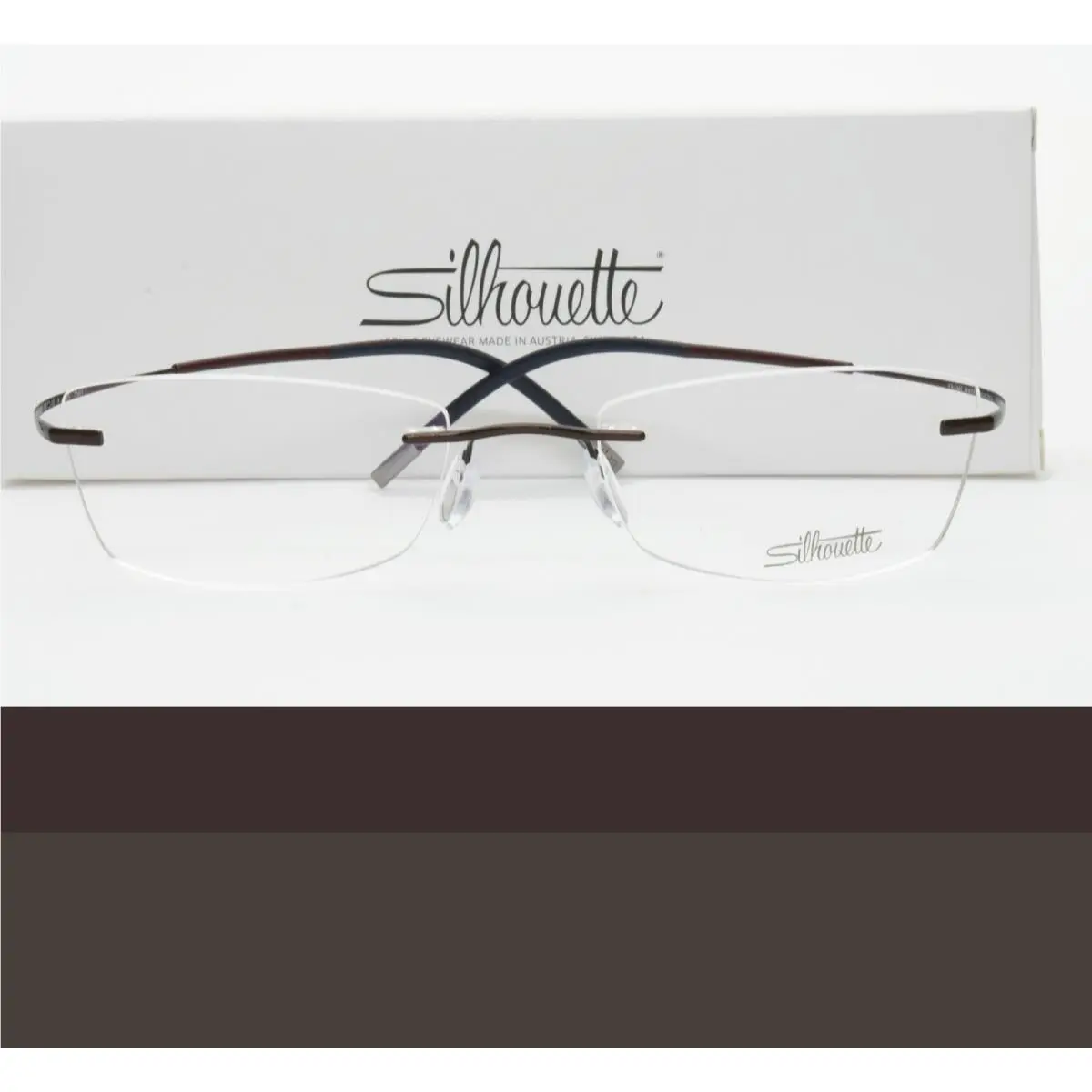 Rimless Eyeglasses 52mm 4339 40 6062 52-19-145 by Silhouette