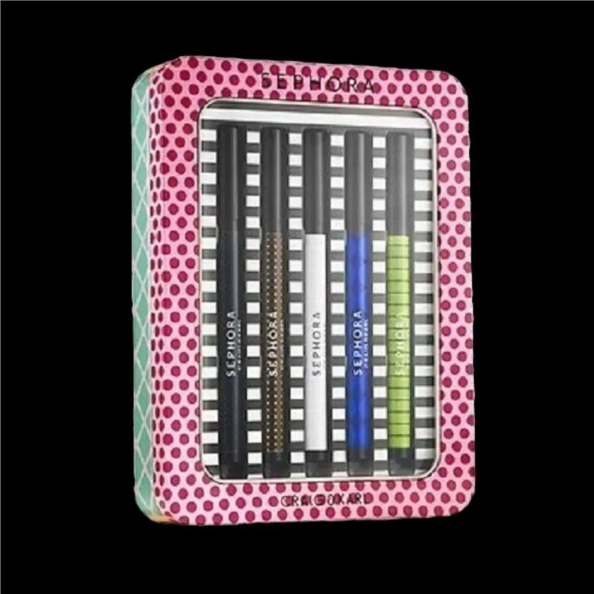 Sephora Craig Karl Felt Eyeliner Set 5 Shades in a Gift Box