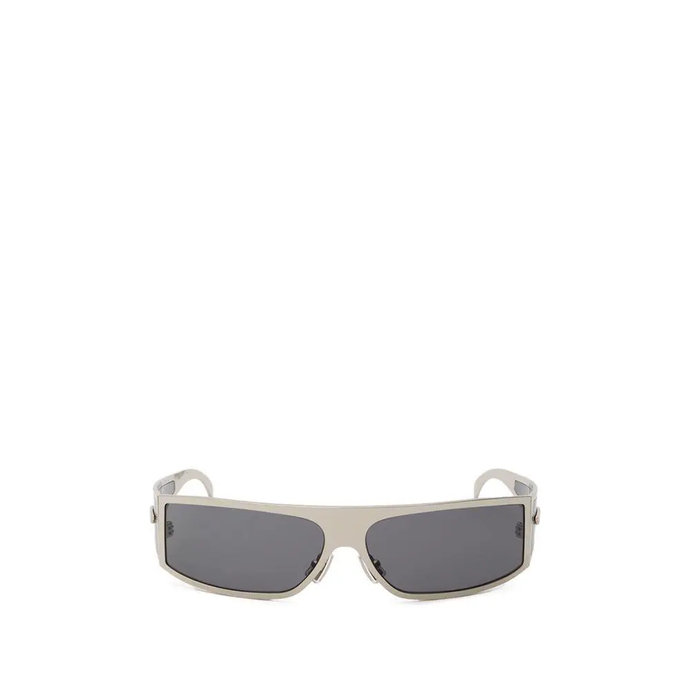 Gray Metal Sunglasses by Bottega Veneta