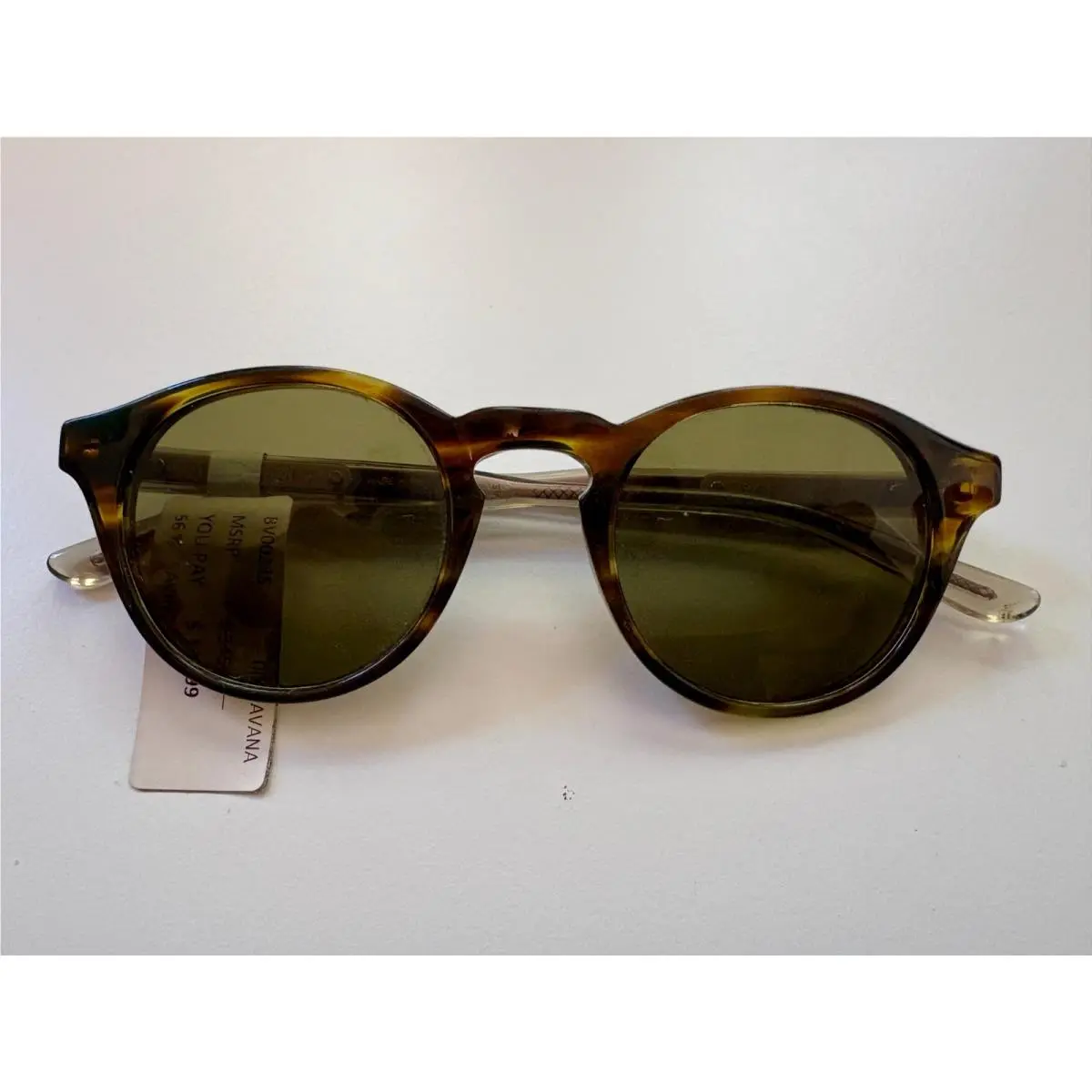 Bottega Veneta Eyeglasses Sunglasse BV0023S Amber Brown Round 46-23-140