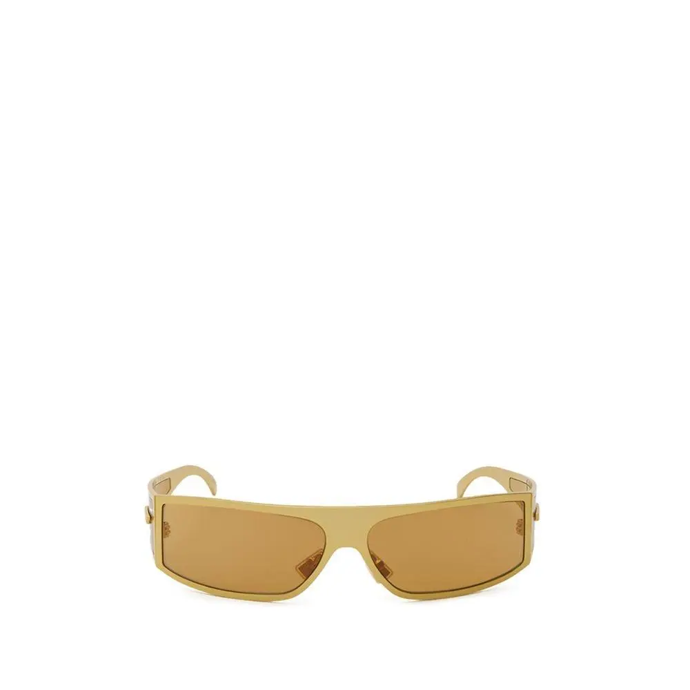 Gold Metal Sunglasses by Bottega Veneta