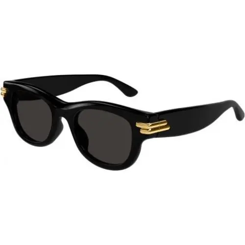 BV 1323SK Sunglasses 001 Black by Bottega Veneta