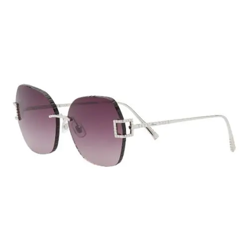 SCHG31M 0579 64 Silver/smoke Gradient 64-16-135 Sunglasses by Chopard