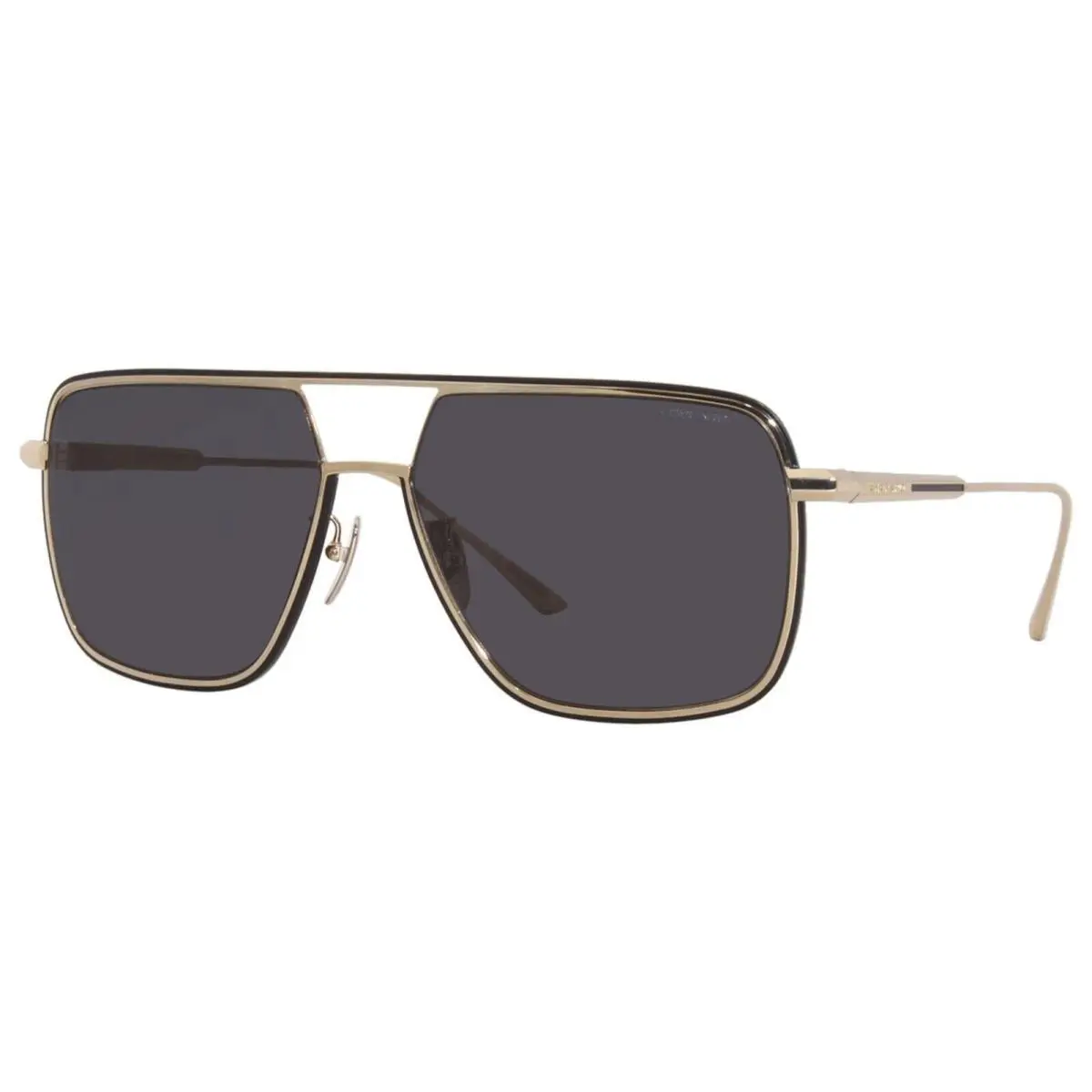 SCHF83M 302P Sunglasses Titanium Men`s Gold/polarized Grey Pilot 60mm by Chopard