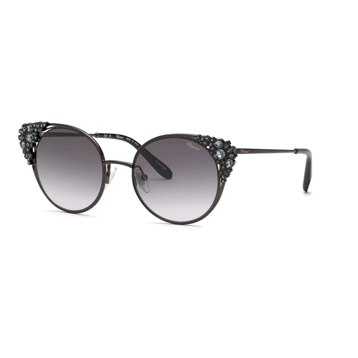 Chopard SCHL06S 0530 Nero Lucido Totale 53/20/145 Women`s Sunglasses