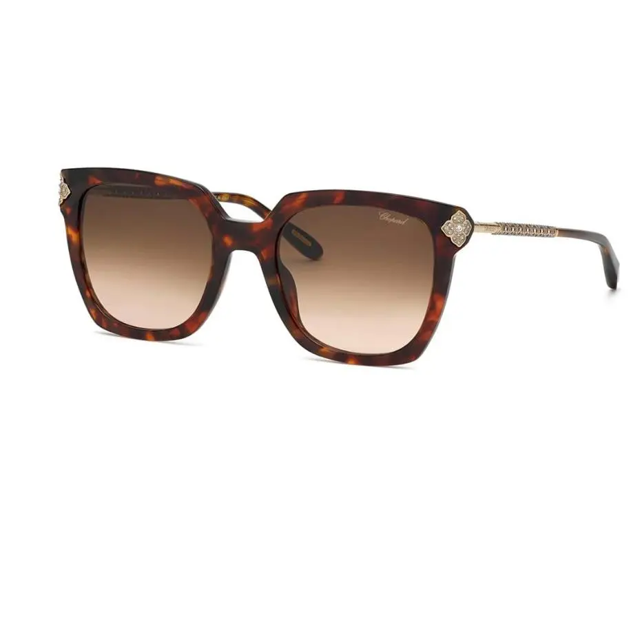 Chopard Sunglasses SCH336S 0714 54 Dark HAVANA-0714 Brown Lens