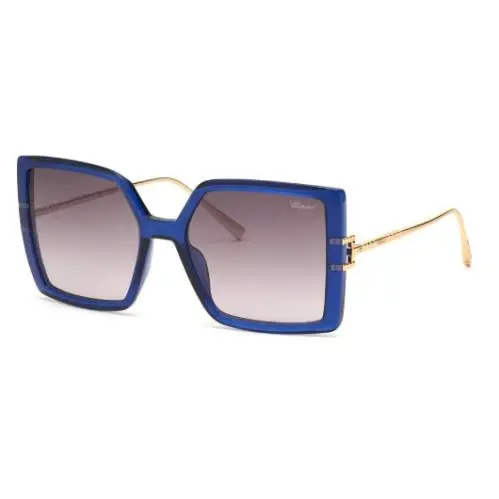 Chopard SCH334M - 06NA Transparent Blue Sunglasses Woman`s 56mm 19mm 135mm