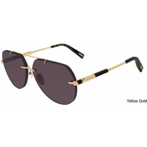 Chopard L.u.c. G37 Aviator Yellow Gold Plated SCHG37 Unisex Rimless Sunglasses