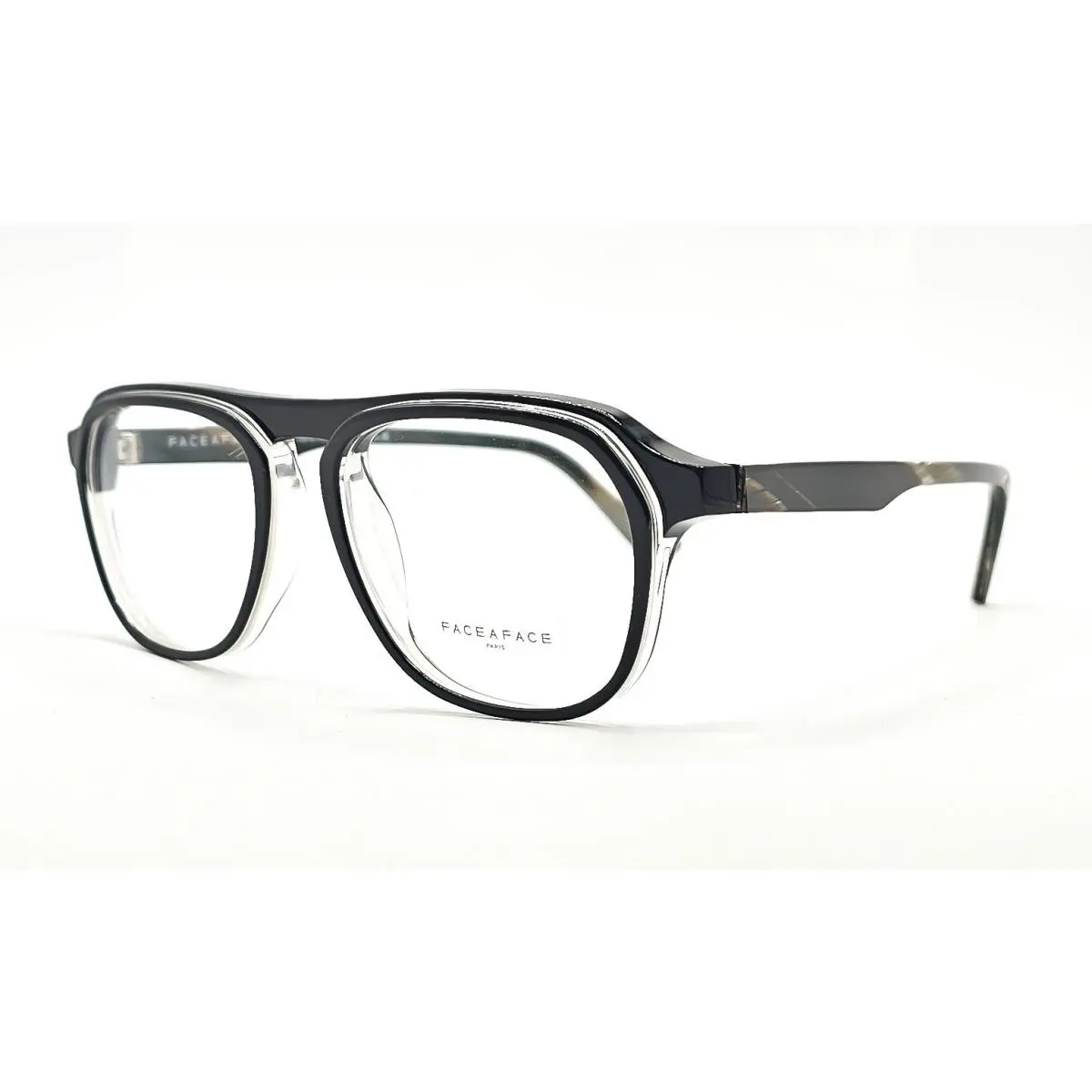 Tom Ford Face A Face Cloud 1 Eyeglasses 1738 Black-crystal 53