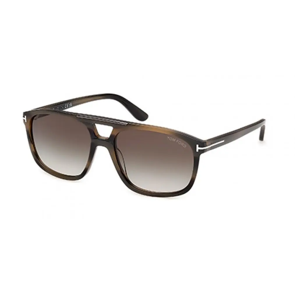 Tom Ford FT 1338 Sunglasses 55B Coloured Havana