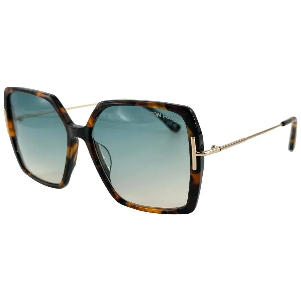 Tom Ford FT1039 Joanna Womens Plastic Sunglass 52P Dark Havana 59-15 Italy