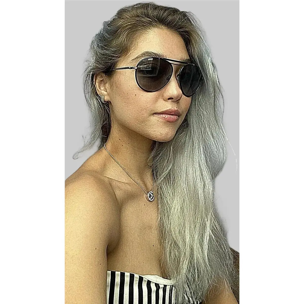 Tom Ford 56mm Round Men`s Women`s Sunglasses Italy T12