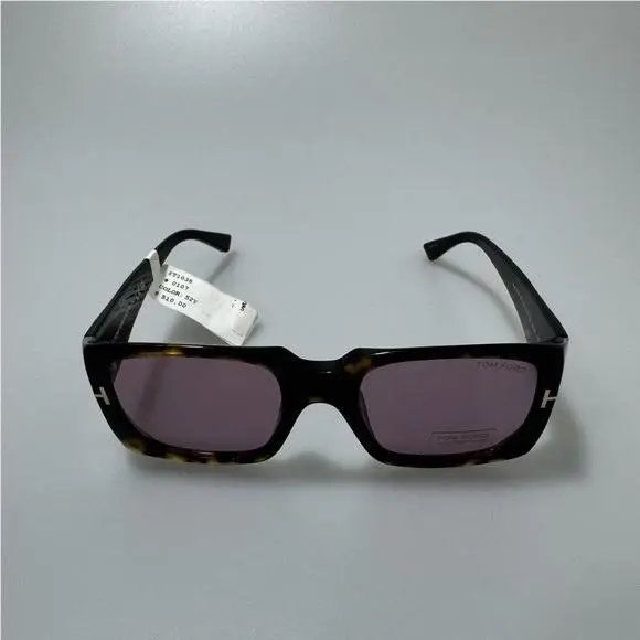 Tom Ford Ryder 51MM Rectangular Sunglasses Dark Havana