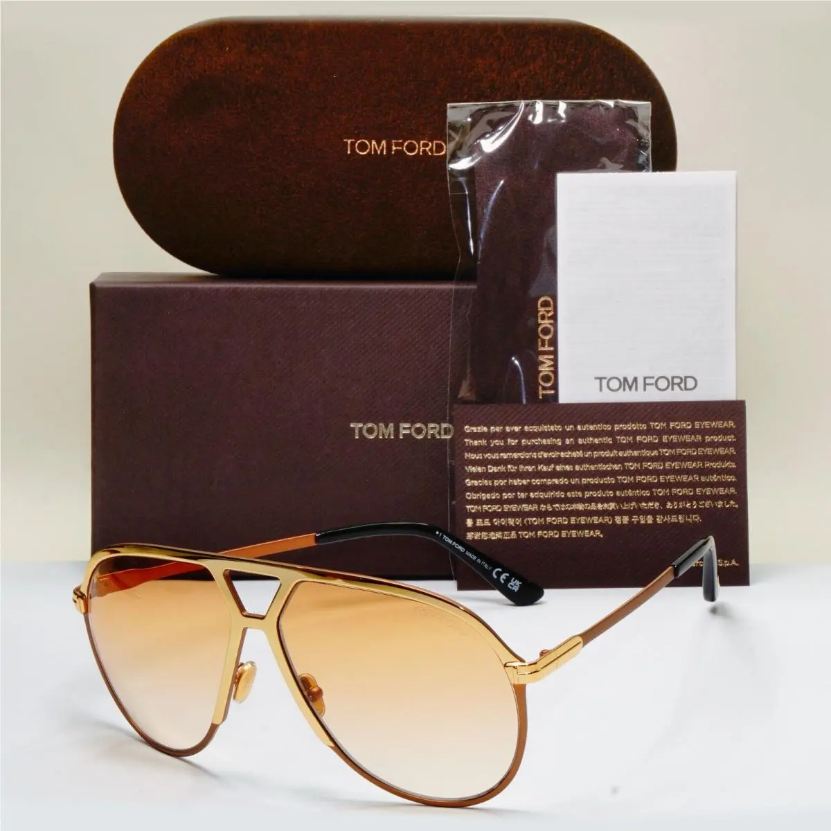 Tom Ford FT1060-6430F Sunglasses Boutique Display