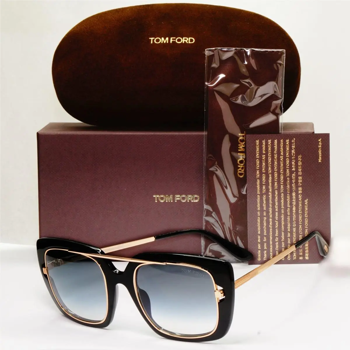 Tom Ford FT0619-5201B Sunglasses Boutique Display