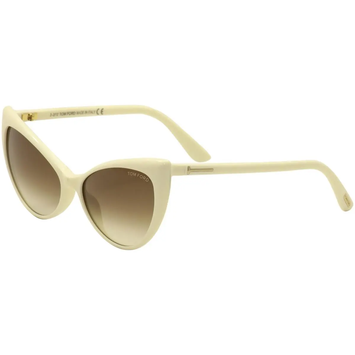 Tom Ford Anatasia TF303 25F Sunglasses Women`s Beige/gold/brown Gradient 55mm