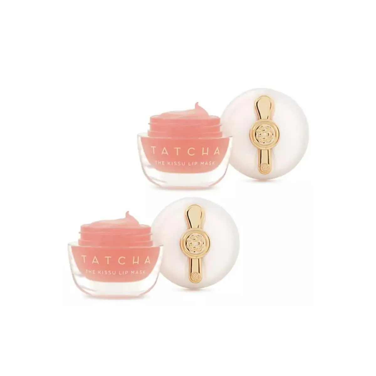 Kissu Hydrating Leave-on Lip Treatment Mask Duo by Tatcha