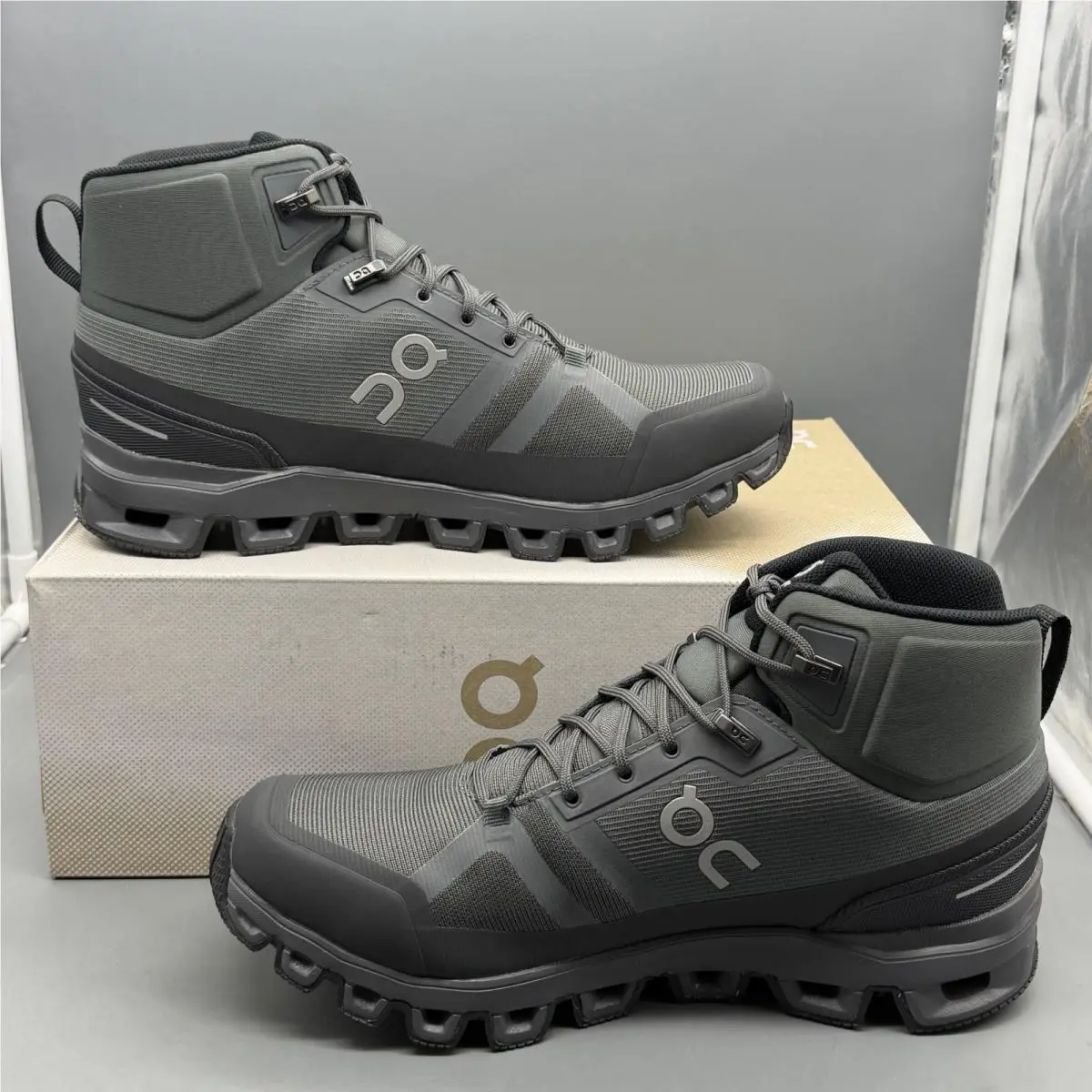 On-Running shoes - Cloudrock Waterproof - Cloudrock Waterproof - 2399246 - Grey/Black (UPC: 7630440623663) 1