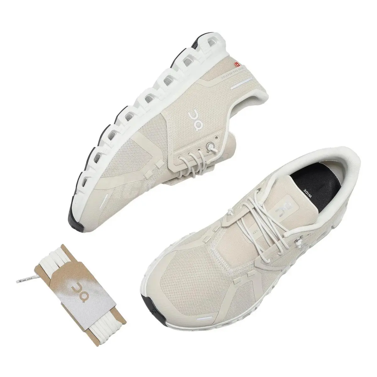 On-Running shoes - Cloud 6 Wide - Cloud Wide - 3wg10360755 - Ivory 2