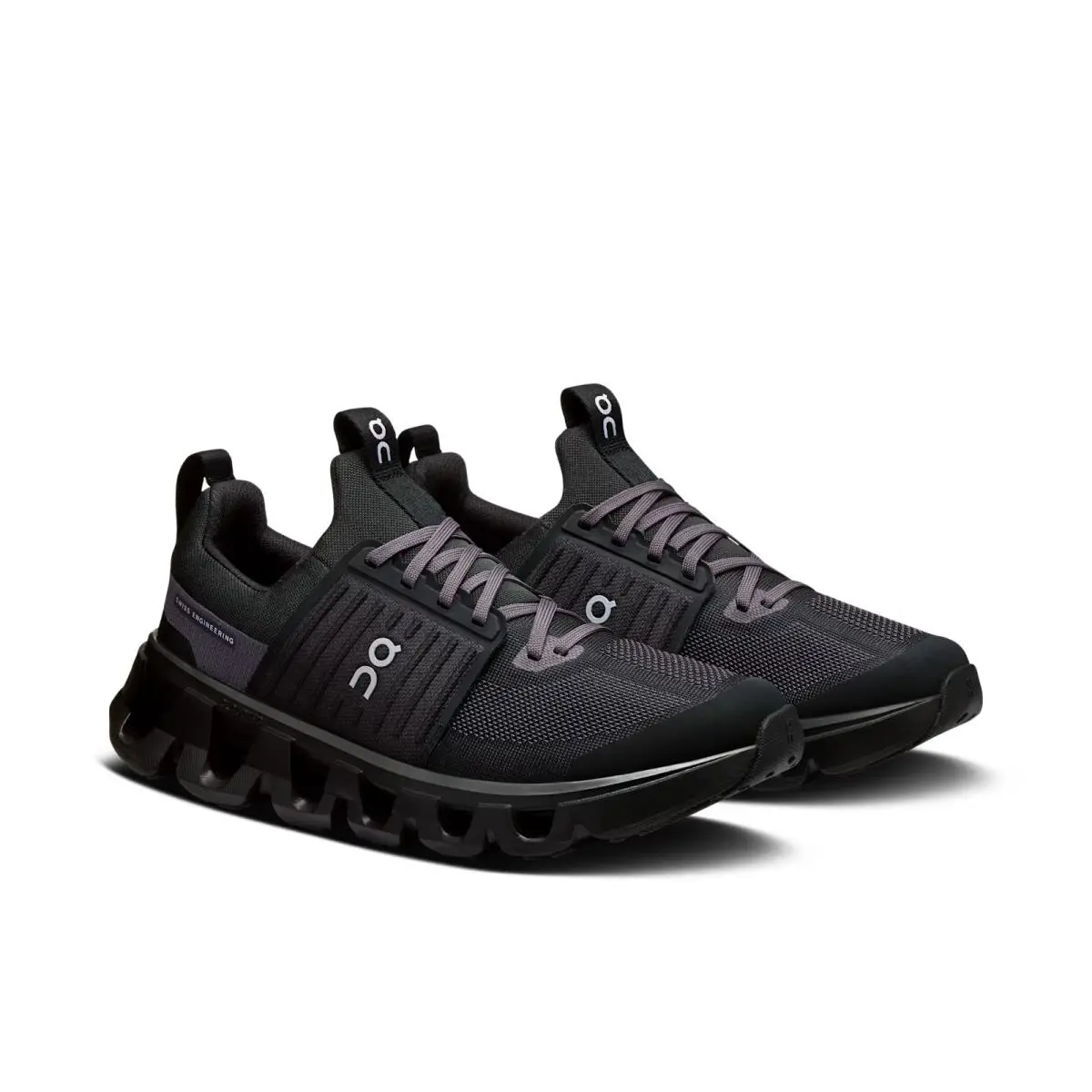 On Running Cloudswift Kids Youth Size 6 Black Running Shoes Sneakers