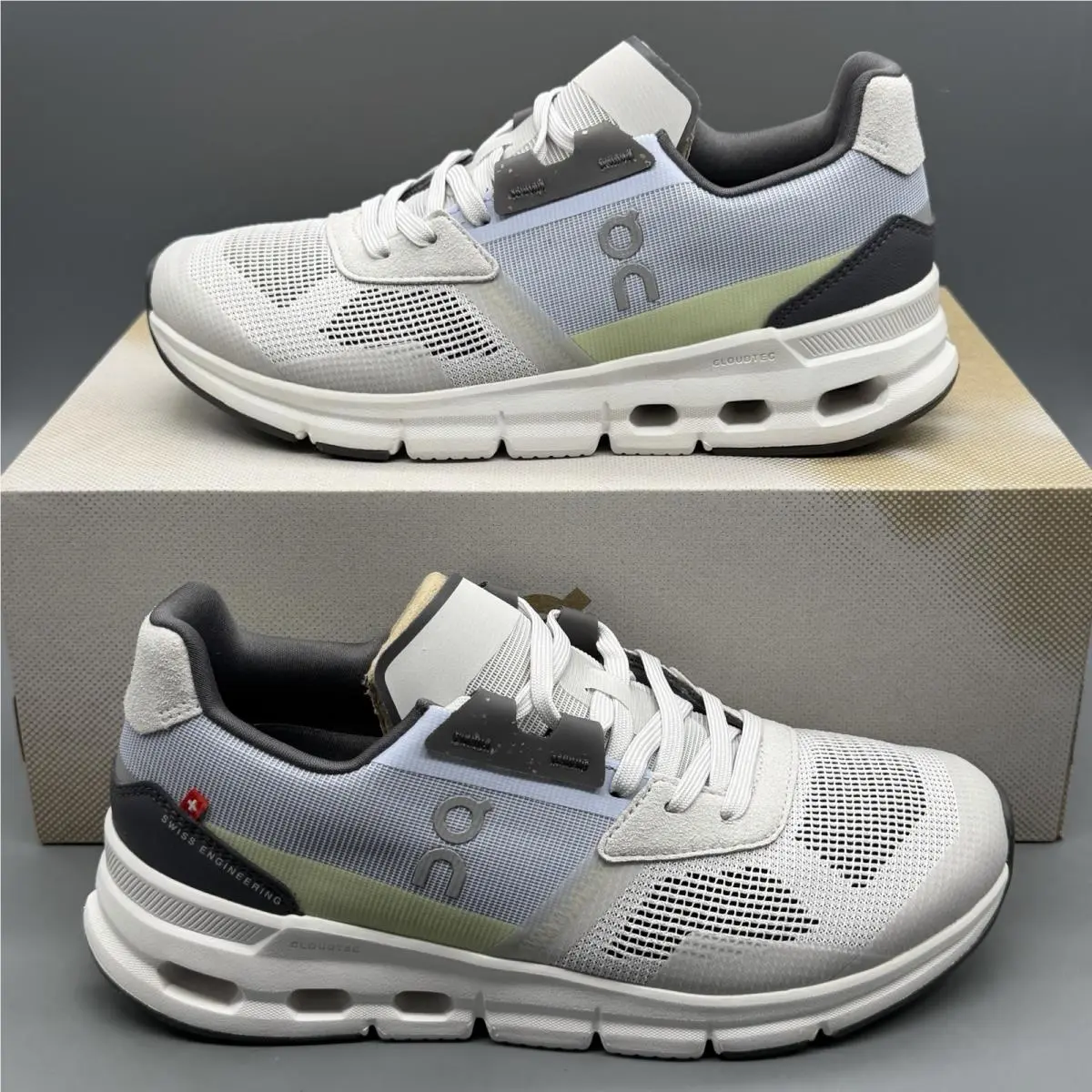 On Running Cloudrift Women’s Size 5 Running Walking Shoes Frost Heather 87.98258