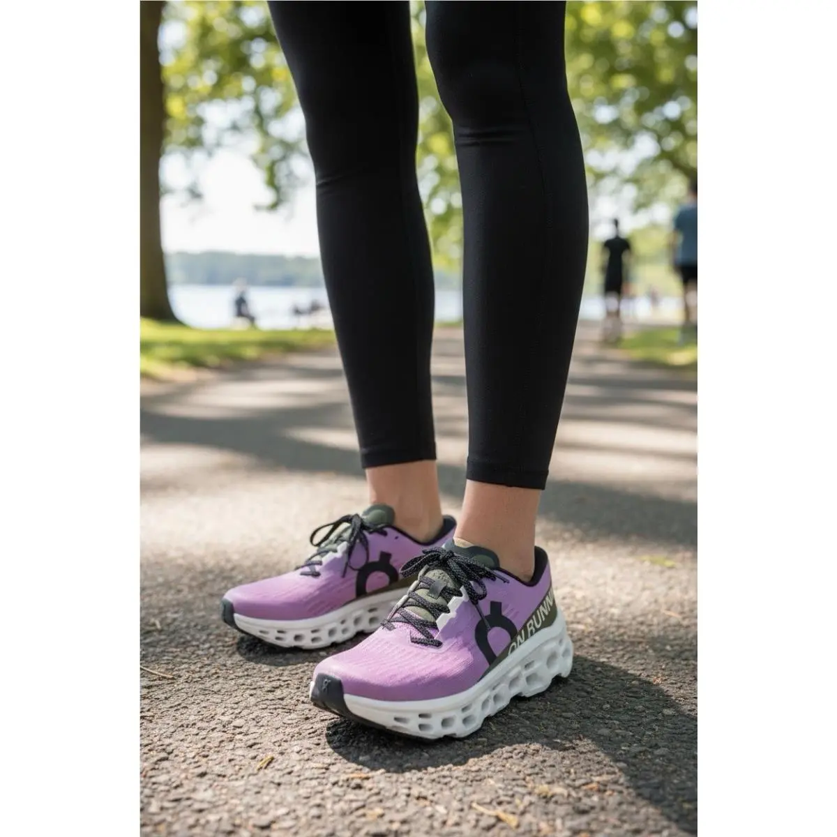 On Running Cloudmonster 3 Women`s Running Shoes Sakura Ivory Sneakers Size 9.5