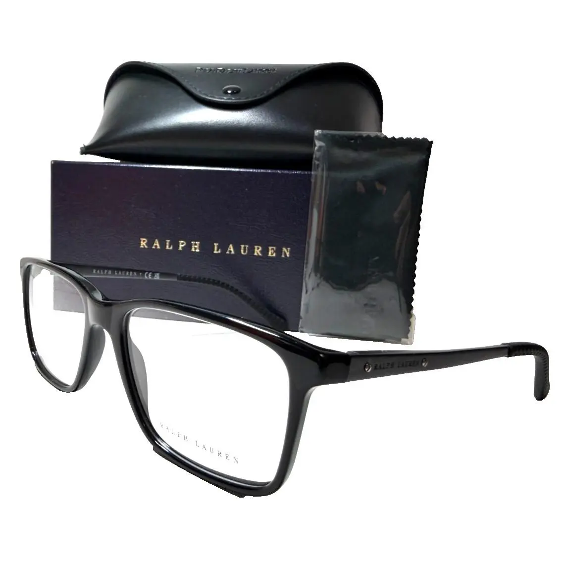 Polo Ralph Lauren PH 6133 5001 Satin Black /gunmetal Eyeglasses 54-17