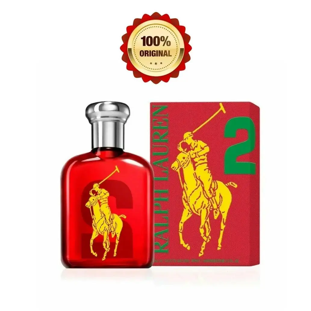 2 Big Pony 4.2oz Polo Ralph Lauren Men Perfume Cologne 125 ml Edt
