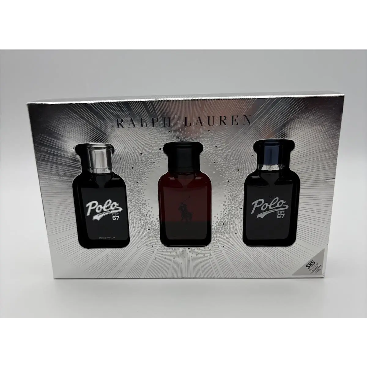 Ralph Lauren Polo 67 Polo Red 3 Piece Gift Set
