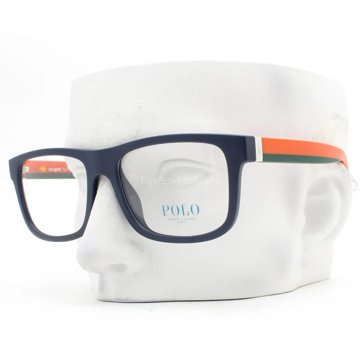 Ralph Lauren Polo Eyeglasses PH2290U 6015 Glasses Matte Navy Orange 56mm W/case
