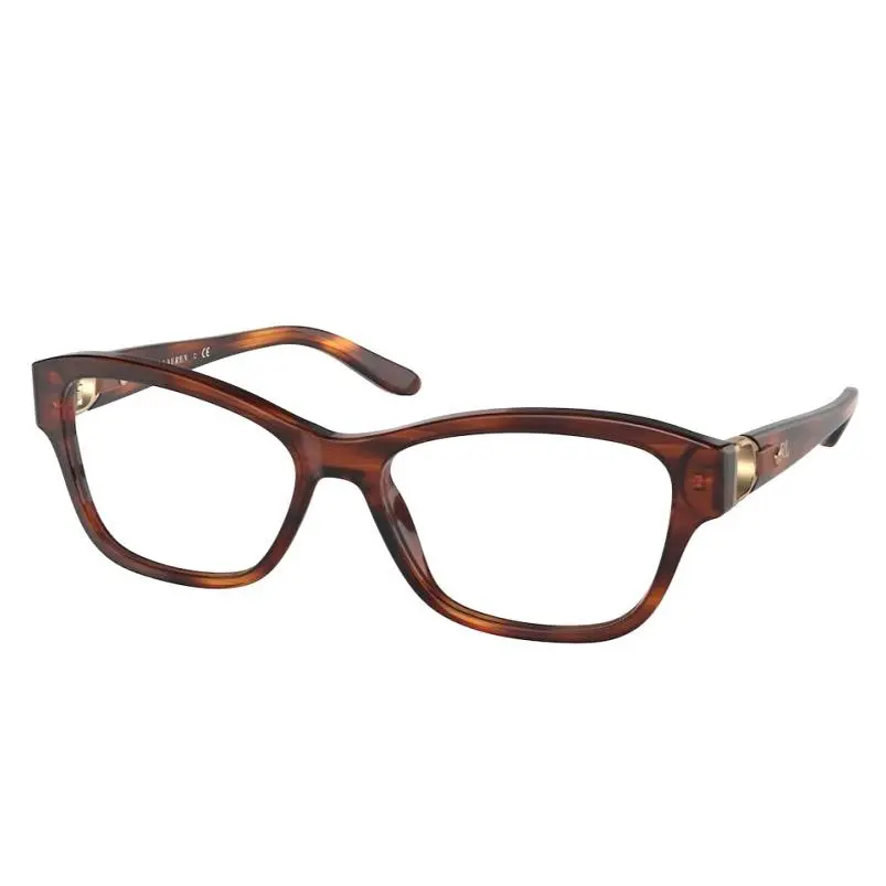 Ralph Lauren RL 6210Q 5007 Striped Havana/gold Accents Authentc Eyeglasses 55-16