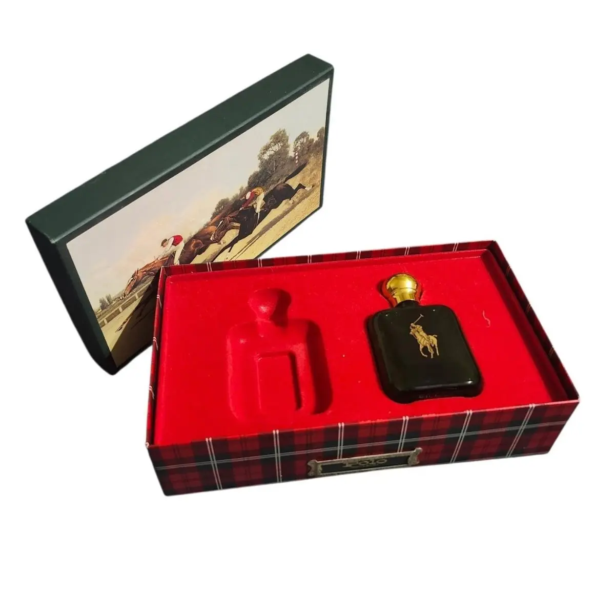 Vintage 1980s Polo Ralph Lauren Green After Shave Balm 4oz Cosmair Gift Box