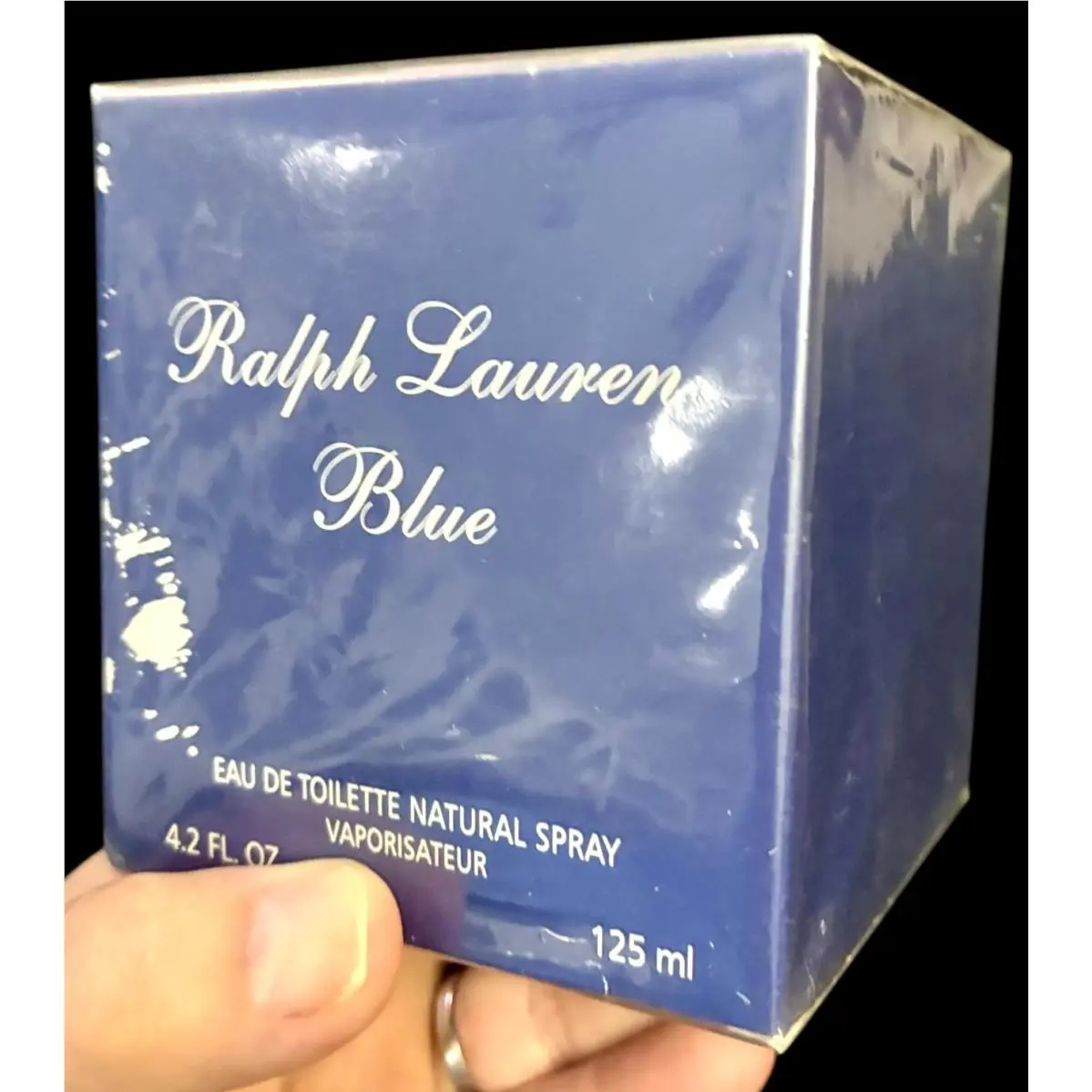 Ralph Lauren Blue Perfume 4.2 oz 125 ml Edt Spray Box Retired Read