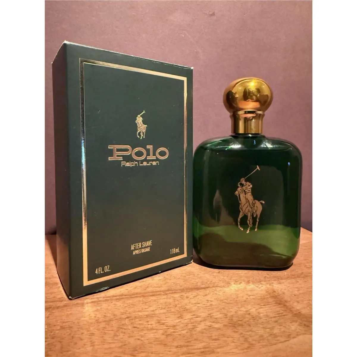 Ralph Lauren Polo Green 4 Fl. OZ / 118 ml Aftershave Splash Cosmair