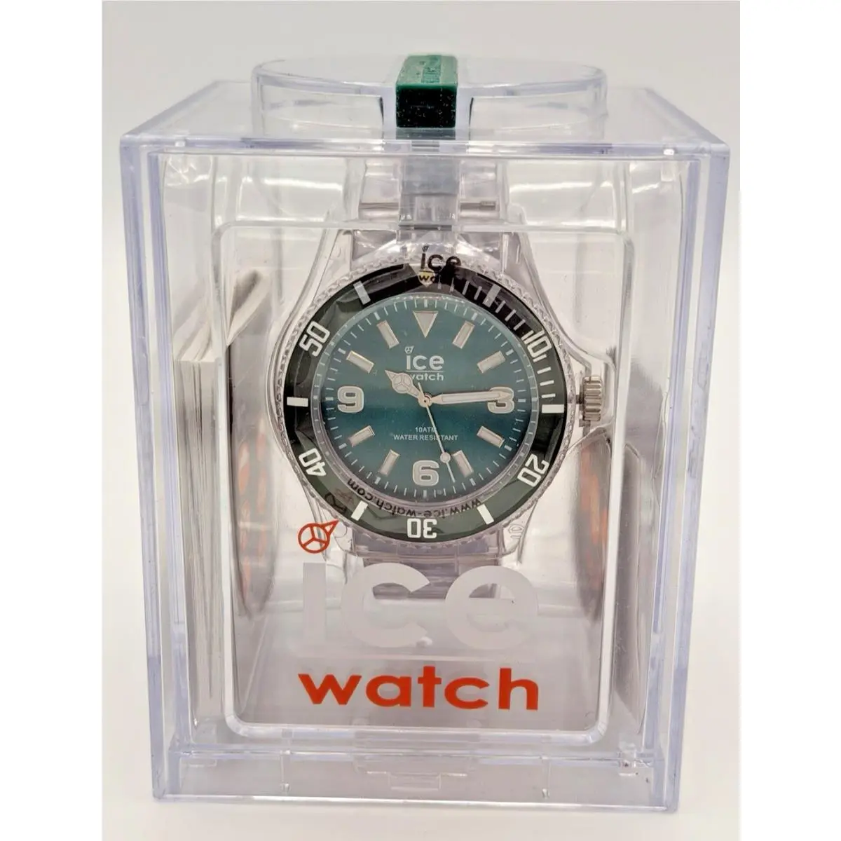 Ice-watch Unisex Watch PU.FT.U.P.12 Ice-pure Forest Green Dial Clear Polyamide