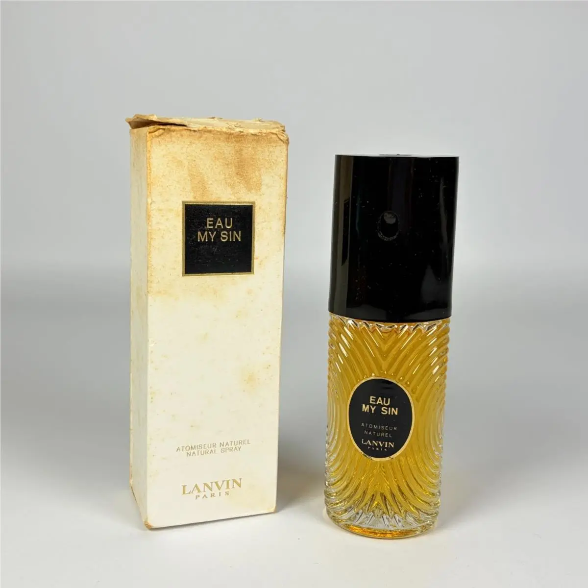 Vintage  Paris Eau My Sin Atomiseur Natural Spray Perfume 2 oz by Lanvin