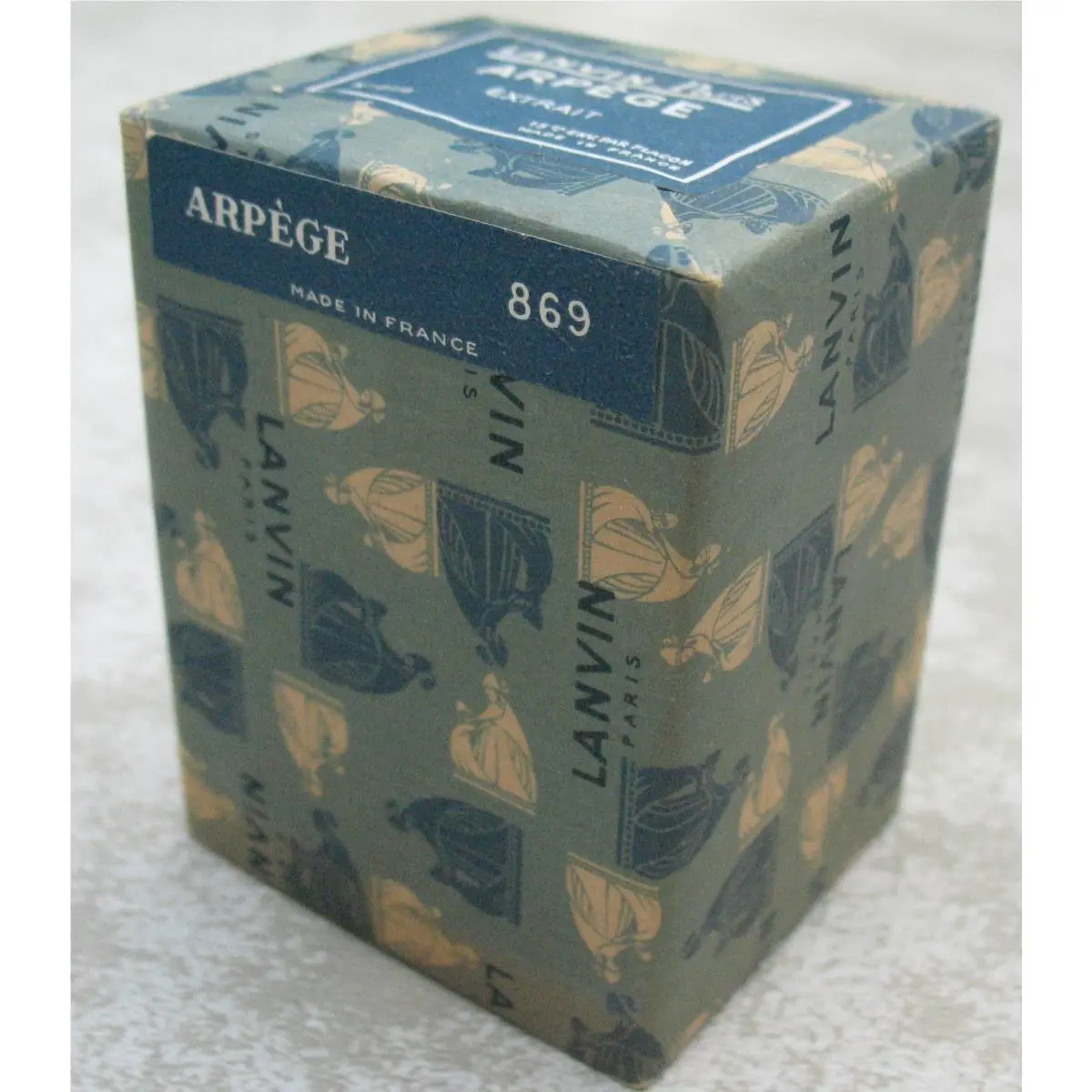 Vtg Still Arpege Extrait  of Paris France 869 1/2 fl oz by Lanvin
