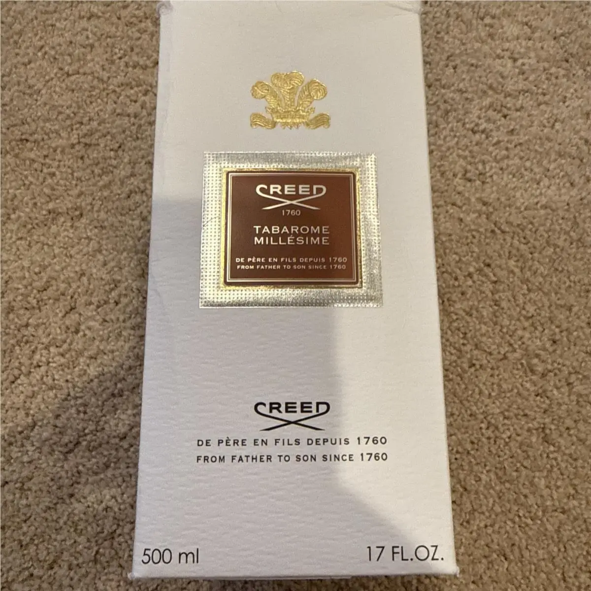 Creed Tabarome Millesime For Men 17 OZ 500ML Eau De Parfum Splash