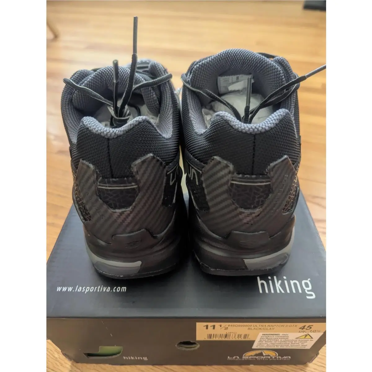 Lasportiva shoes - LA SPORTIVA ULTRA RAPTOR II GTX - Black (UPC: 801216633132) 2