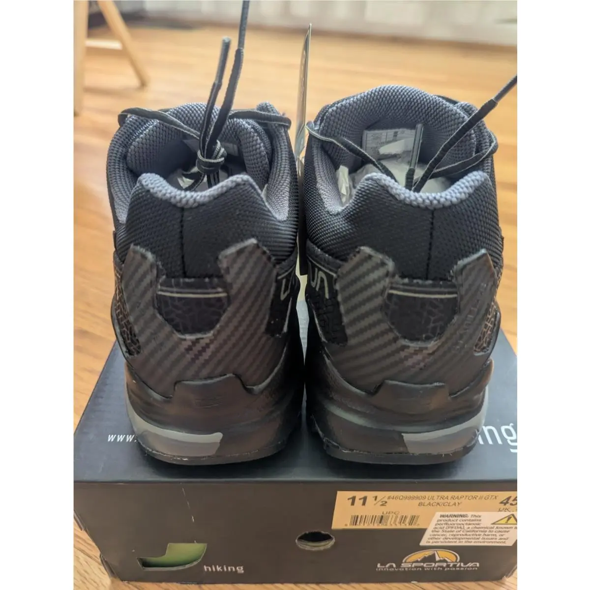 Lasportiva shoes - LA SPORTIVA ULTRA RAPTOR II GTX - Black (UPC: 801216633132) 6