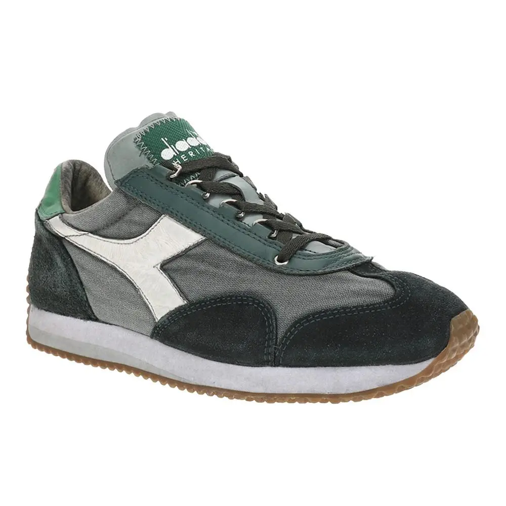 Diadora shoes - diadora Equipe H Dirty Stone Wash Evo Lace Up - 174736-75108 - Grey (UPC: 197020118775) 0